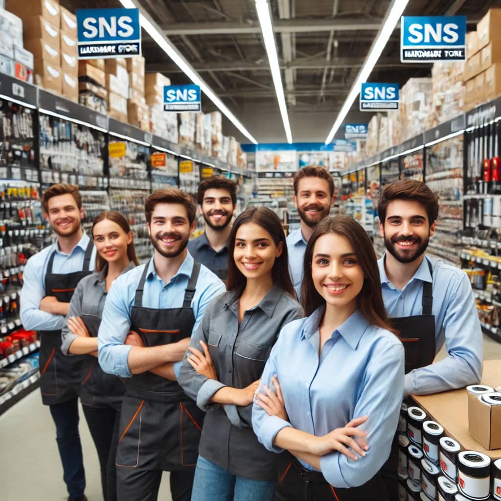 Wide selection of hardware and tools